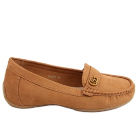 Mocasini pentru femei cămilă H8192 Camel maro