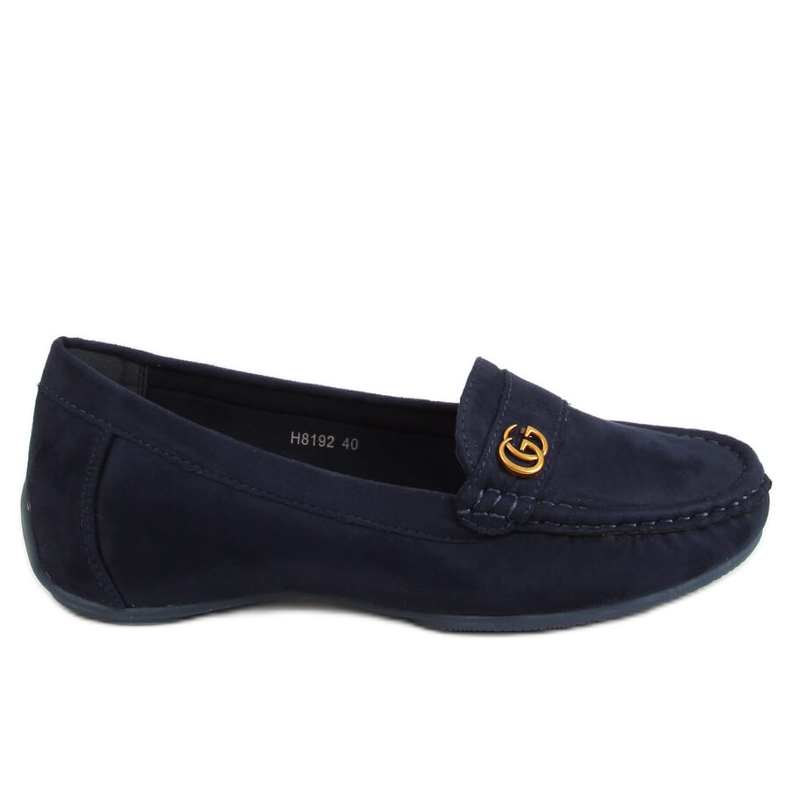 Mocasini de damă bleumarin H8192 Azul albastru marin