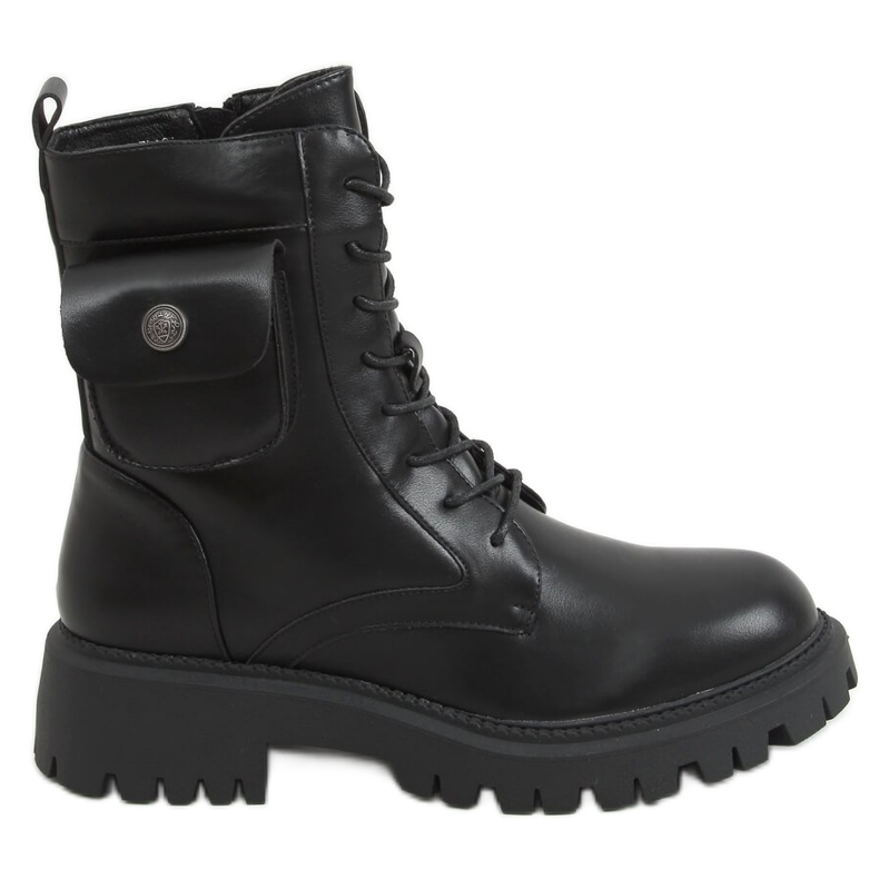 Muncitori negri cu buzunar JJ06P Negru