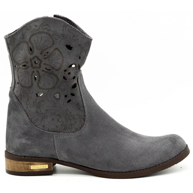 Olivier Cizme confortabile Jess închise, de culoare gri închis