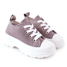 Adidași pentru copii pe platformă Grey Travel Time gri