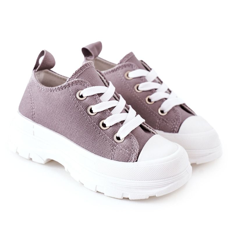 Adidași pentru copii pe platformă Grey Travel Time gri