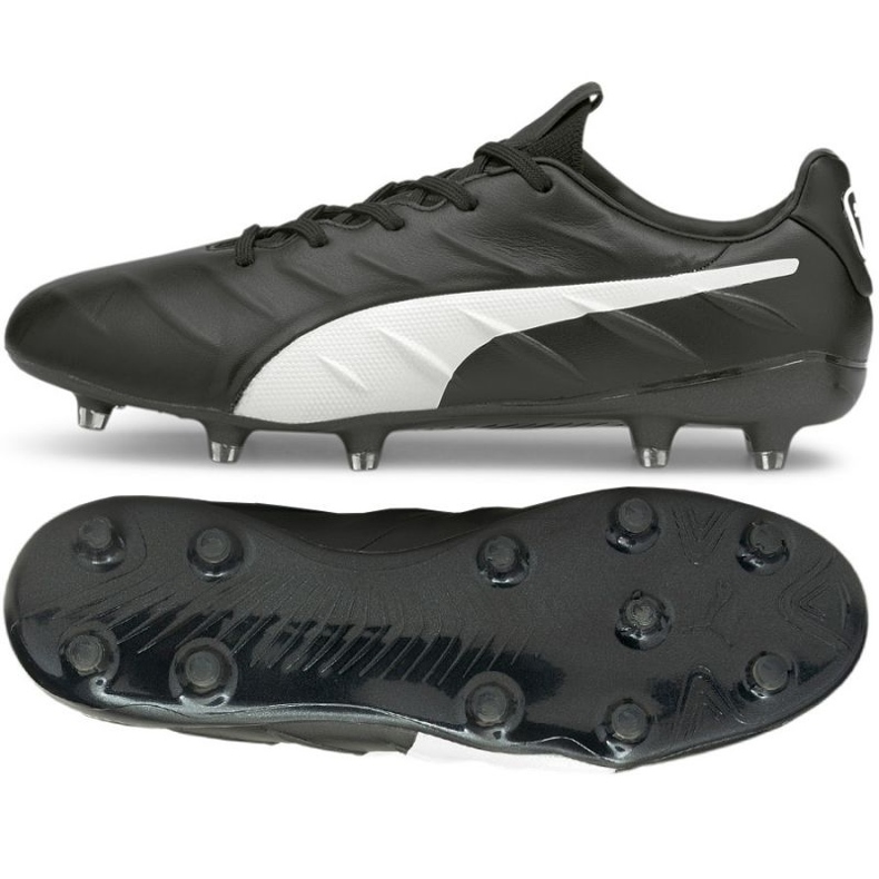 Pantofi de fotbal Puma King Platinum 21 FG/AG 106478 01 negru negru