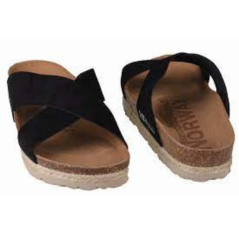 Geographical Norway Papuci Geografici Norvegia Sandalias Bios Tiras Cruzadas W GNW20411-01 negru