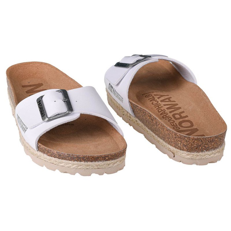 Geographical Norway Papuci Geografici Norvegia Sandalias Bios Pala Hebilla W GNW20419-17 alb