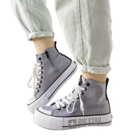 Adidași gri pentru femei Big Star de la Balvin Adidași gri pentru femei Big Star de la Balvin