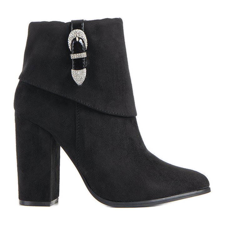 Cizme elegante negre pe stâlpul Esgle negru Cizme elegante negre pe stâlpul Esgle negru