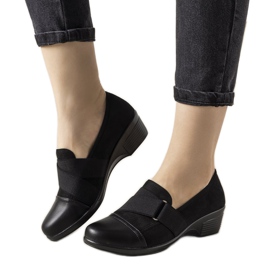 Pantofi negri cu cordon Mai bine negru Pantofi negri cu cordon Mai bine negru