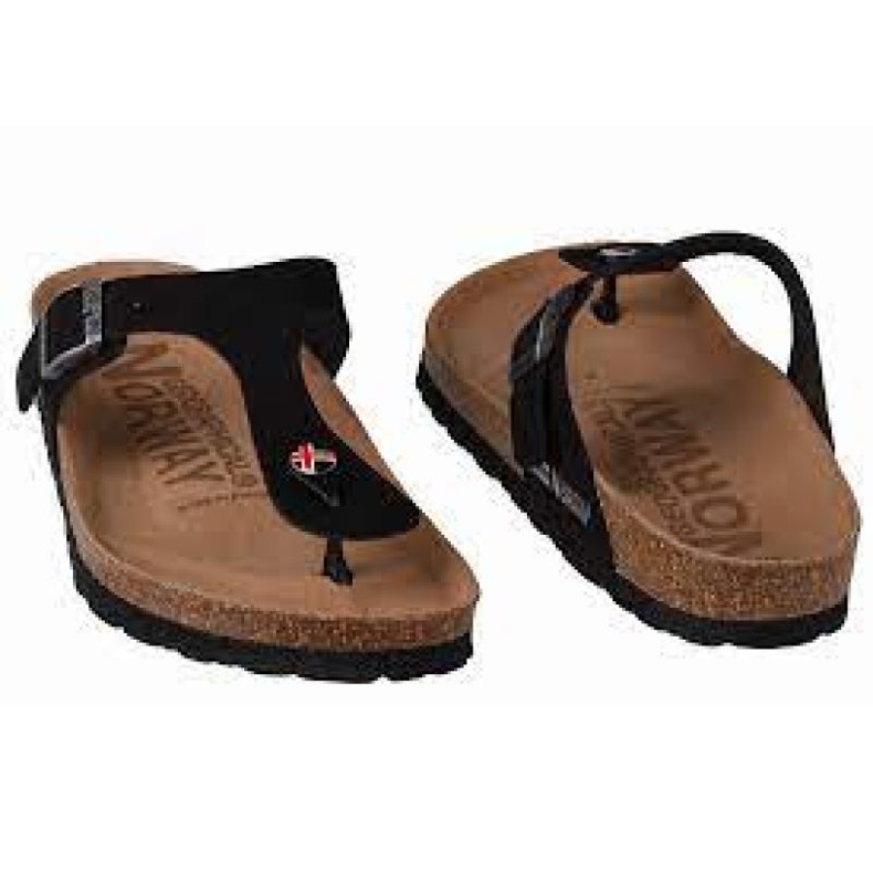 Geographical Norway Flip-flops Geographic Norway Sandalias Esclavas Bios W GNW20408-01 negru