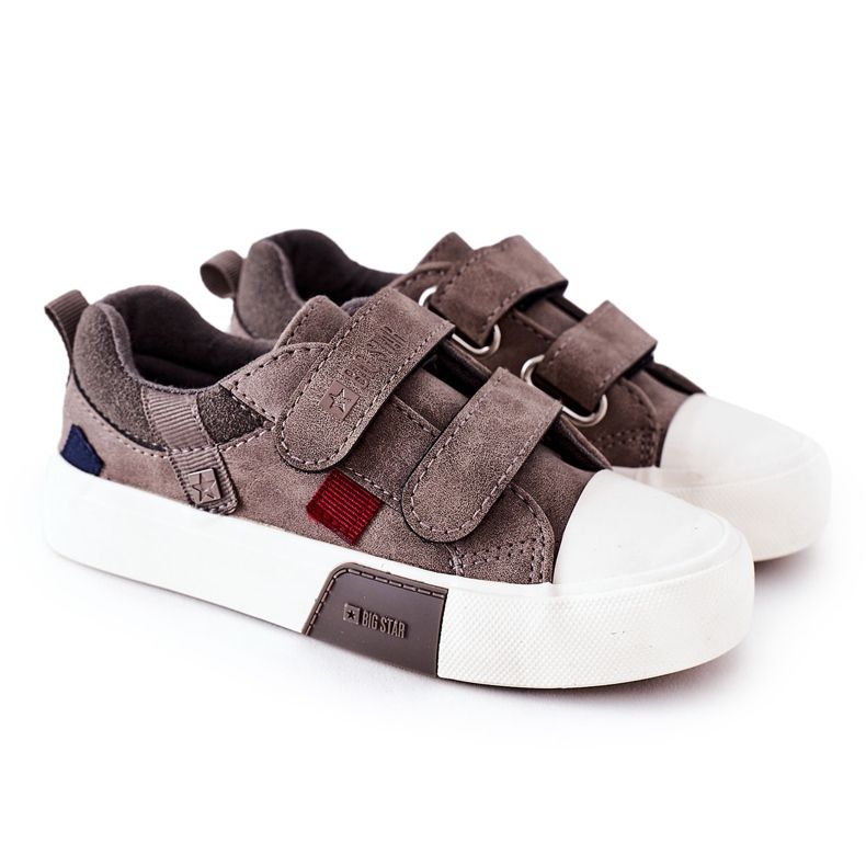 Adidași pentru copii cu velcro Big Star II374018 Gri