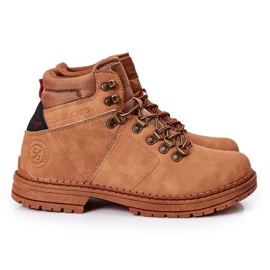 Încălțăminte de trekking pentru bărbați Cross Jeans EE1R4031C Camel maro