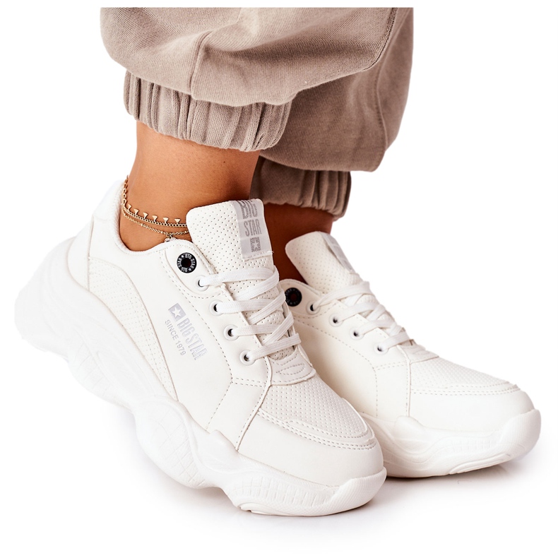 Încălțăminte sport de damă Memory Foam Big Star II274359 Alb Încălțăminte sport de damă Memory Foam Big Star II274359 Alb