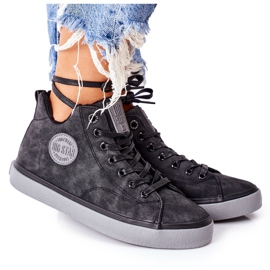 Adidași cu piele izolată Big Star II274148 Negru Adidași cu piele izolată Big Star II274148 Negru