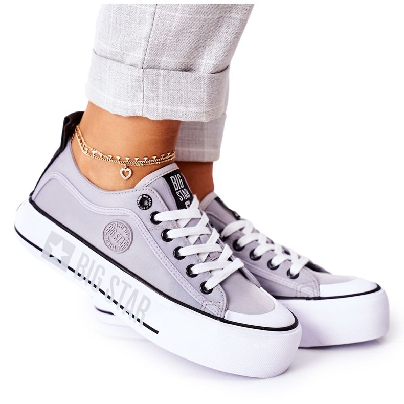 Adidași pe Big Star II274023 Platforma gri