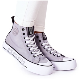 Adidași înalți pe Big Star II274016 Platformă gri