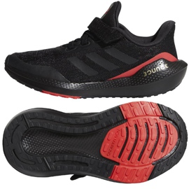 Pantofi de alergare Adidas EQ21 Run El K Jr GZ5399 negru Pantofi de alergare Adidas EQ21 Run El K Jr GZ5399 negru