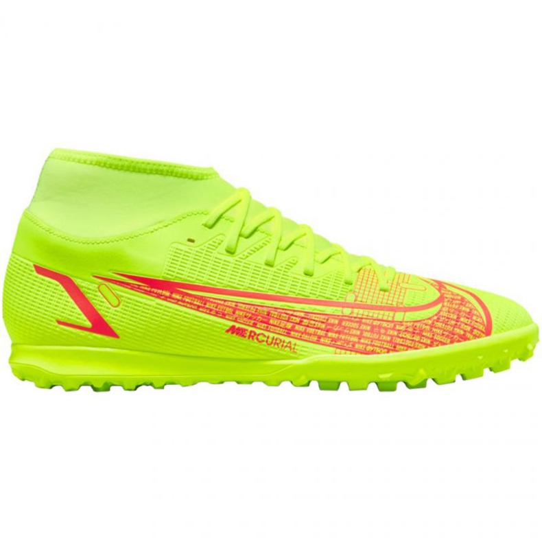 Pantofi de fotbal Nike Mercurial Superfly 8 Club Tf M CV0955 760 galben galbeni Pantofi de fotbal Nike Mercurial Superfly 8 Club Tf M CV0955 760 galben galbeni