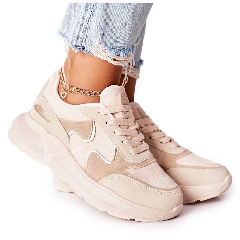 PE1 Încălțăminte sport pentru femei Adidași Bej Bethell