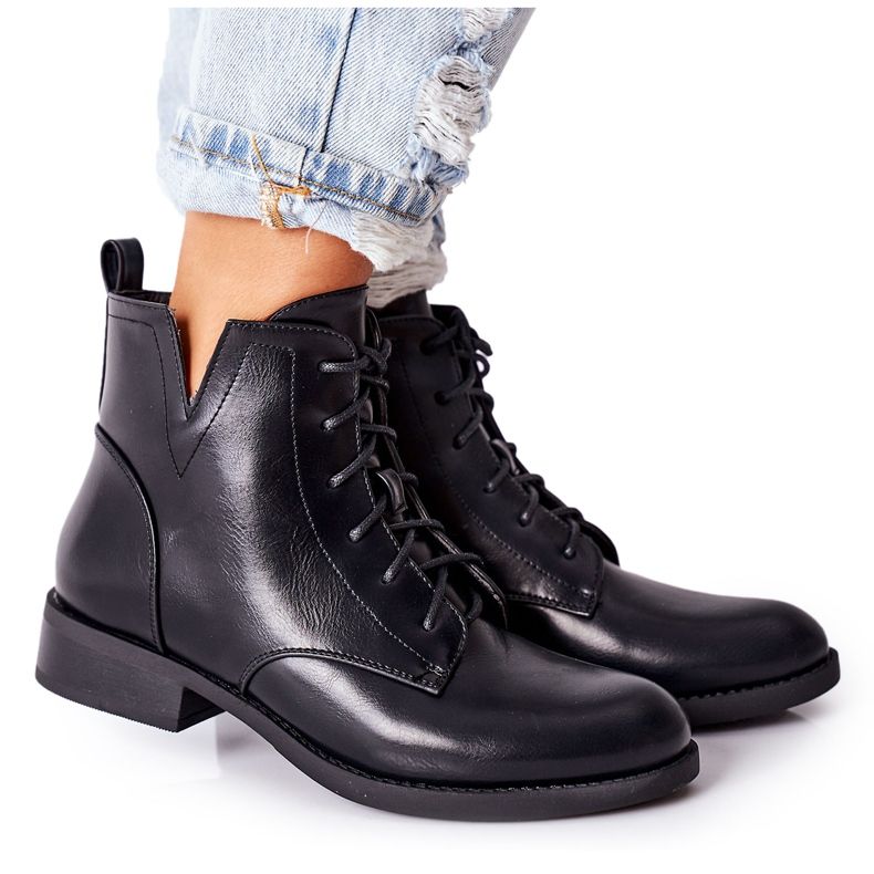 S.Barski Ghete clasice pentru femei Jodhpur S. Barski Bello negru