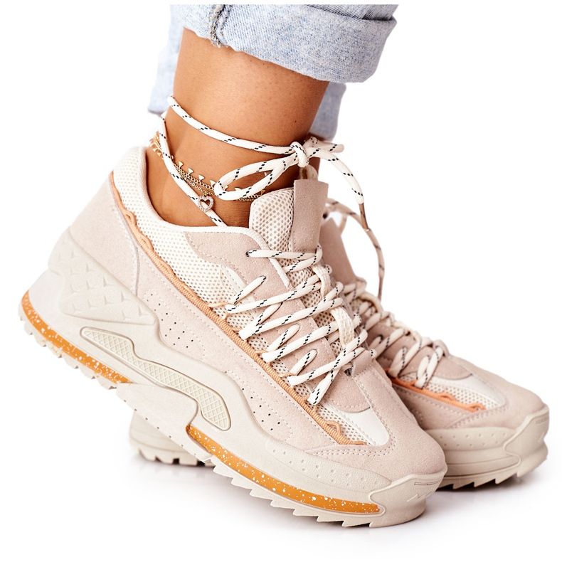 PS1 Încălțăminte sport pentru femei Adidași Beige Aland bej