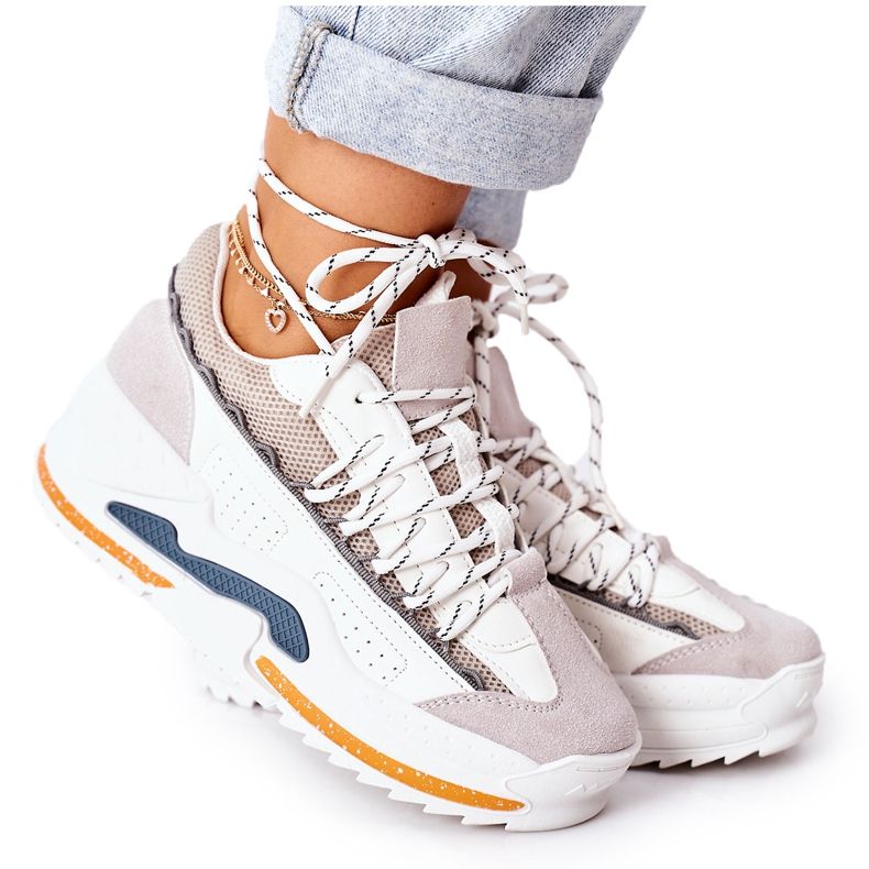 PS1 Încălțăminte sport pentru femei Adidași White Aland alb