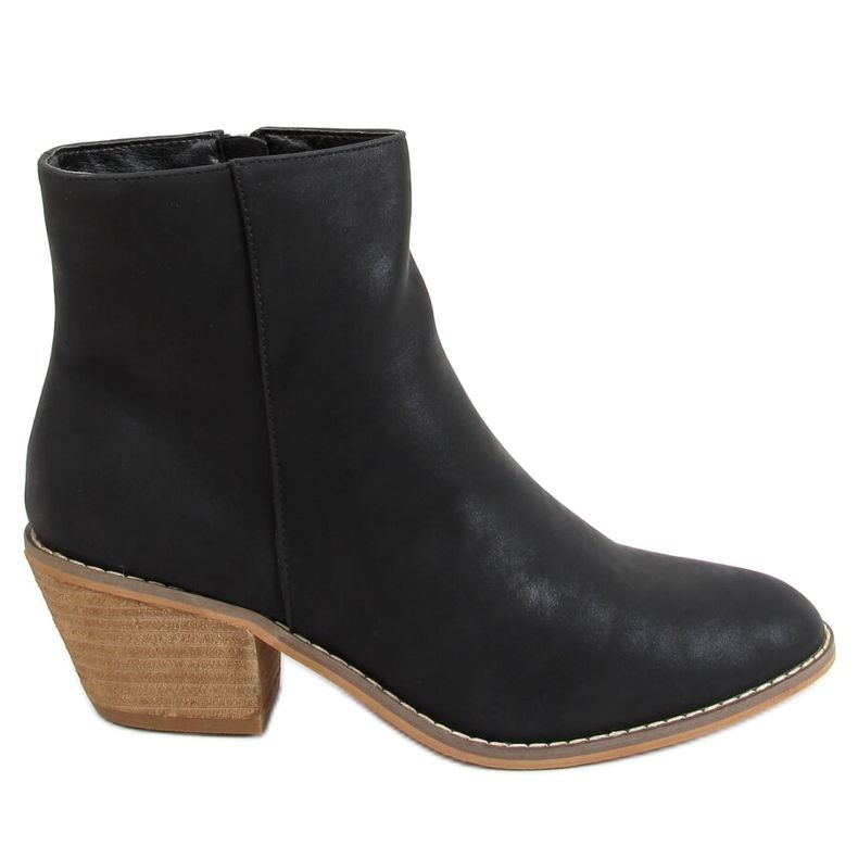 MW-8M9-1 Cizme de cowboy negre negru