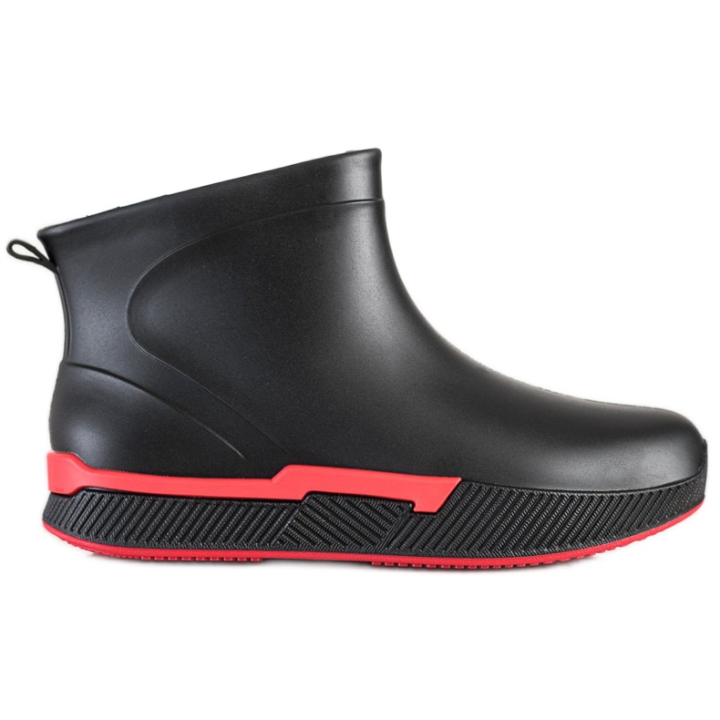 SHELOVET Scurte galoșii pe platformă negru