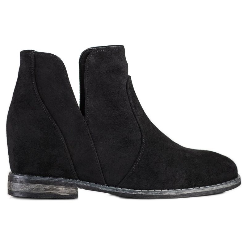 S. BARSKI Cizme de cowboy pe Koturnie S.BARSKI negru