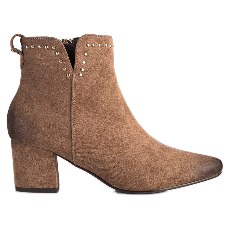 Cizme pe un post scăzut VINCEZA maro