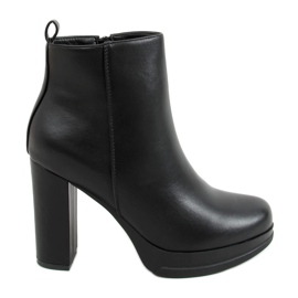 9606 Cizme negre cu platformă negru 9606 Cizme negre cu platformă negru