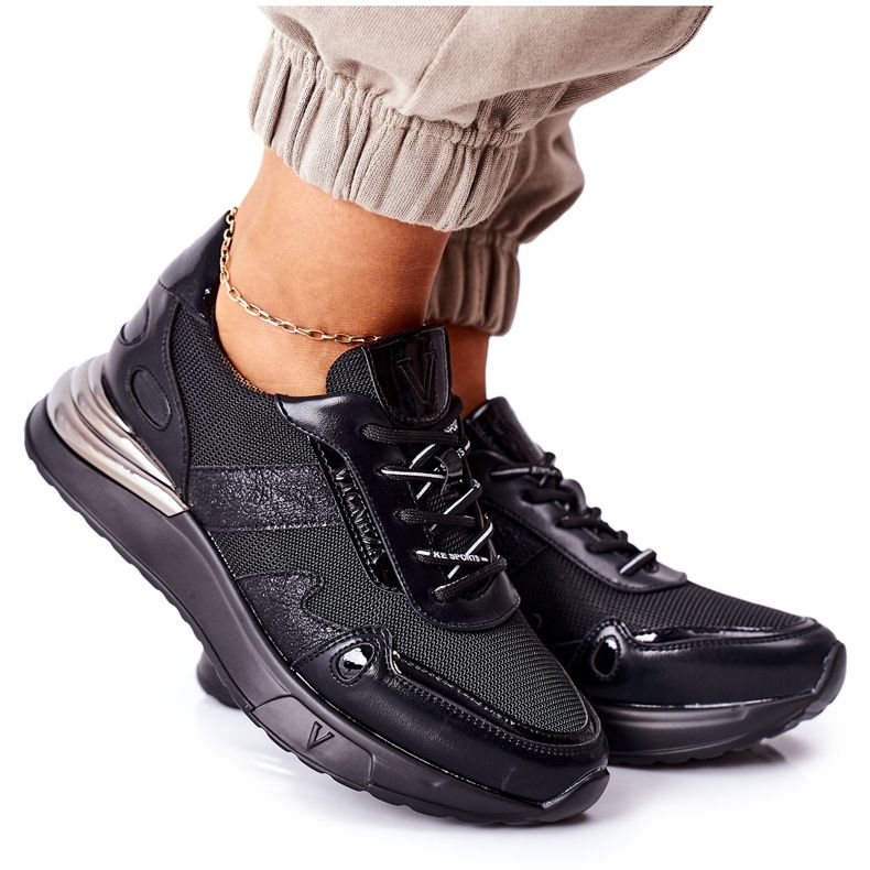 Vinceza Încălțăminte sport pentru femei Adidași Negru Manitoba