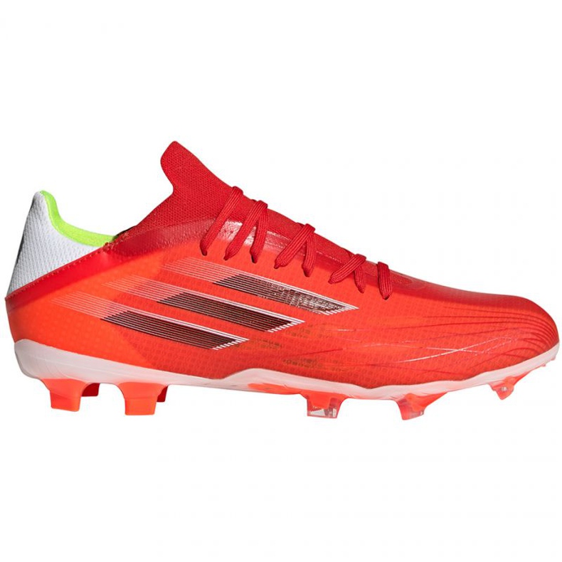 Ghete de fotbal Adidas X Speedflow.2 Fg M FY3289 roșu portocale si rosii