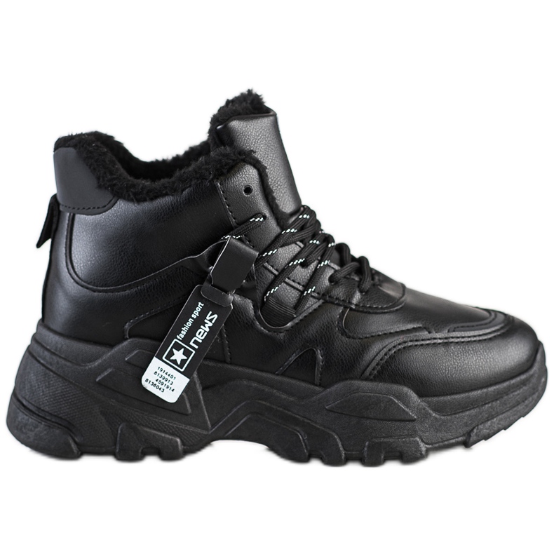 Evento Adidași cizme calde negru Evento Adidași cizme calde negru