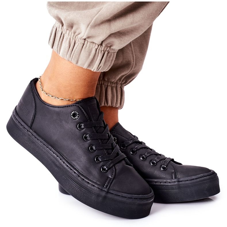 Adidași pentru femei Big Star II274098 Negru