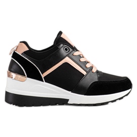 SHELOVET Adidași cu pană negru