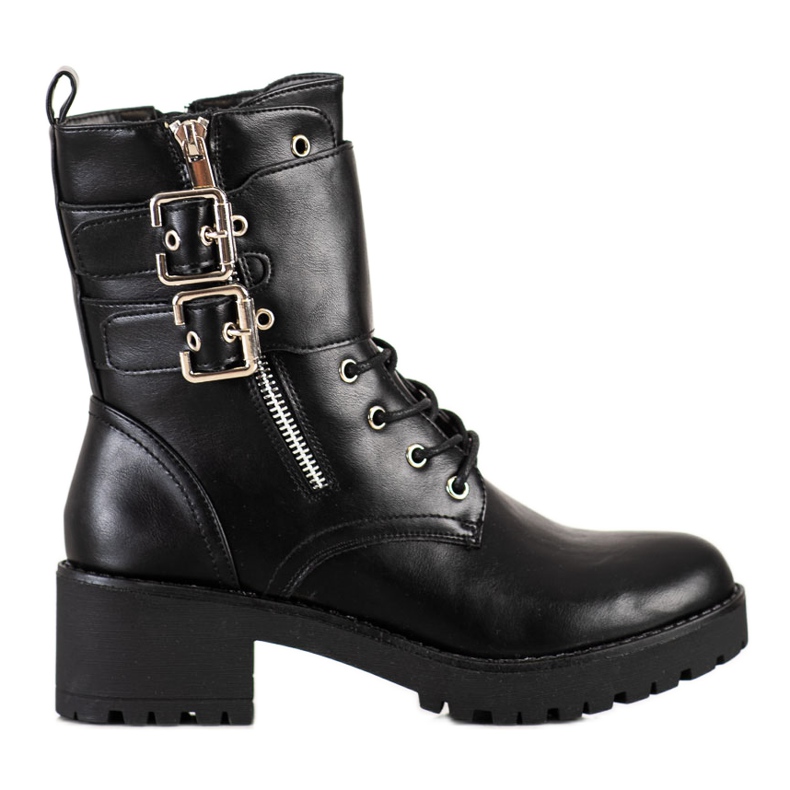 Cm Paris Muncitori negri cu catarame negru