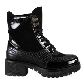 Janessa Muncitori negri de modă negru Janessa Muncitori negri de modă negru