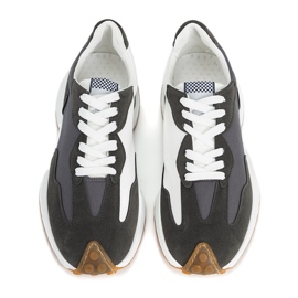 Pantofi sport gri pentru bărbați adidași Pacheco Pantofi sport gri pentru bărbați adidași Pacheco