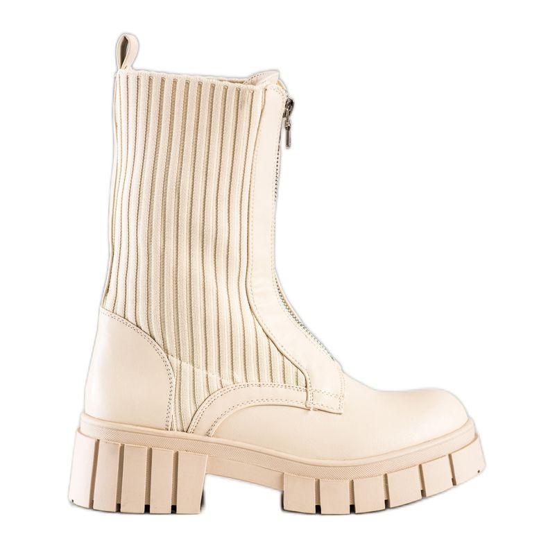 Seastar Muncitori bej cu șosete Seastar Muncitori bej cu șosete