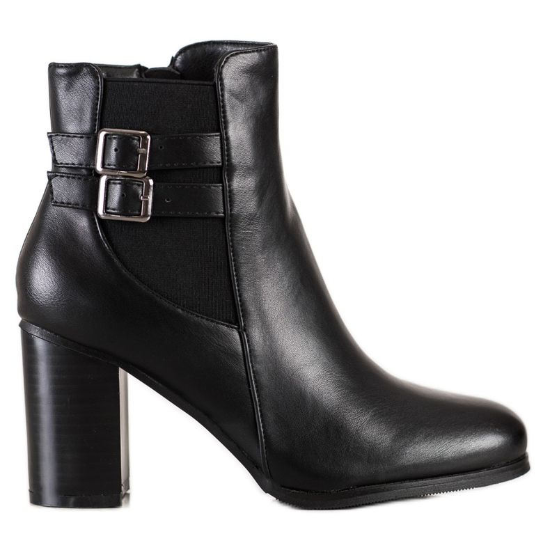 Renda Cizme cu catarame decorative negru Renda Cizme cu catarame decorative negru