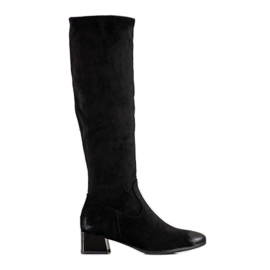 Boots On Low Post VINCEZA negru