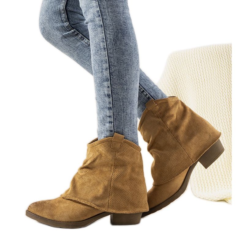 Cizme de vacă dama maro Belloci