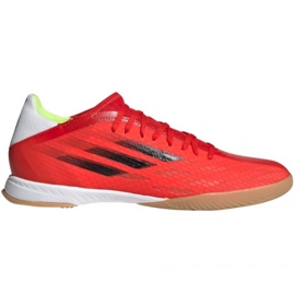 Încălțăminte de interior adidas X Speedflow.3 În M FY3300 roșu portocale si rosii