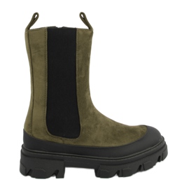 Cizme înalte verzi Cizme Jodhpur RB122P Verde Cizme înalte verzi Cizme Jodhpur RB122P Verde