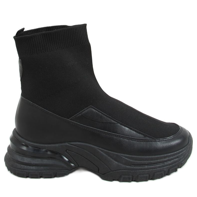 Negru ZP03 Șosete negre pantofi sport