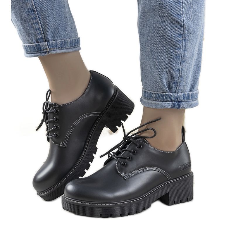 Big Star, pantofi de damă negri Methena negru