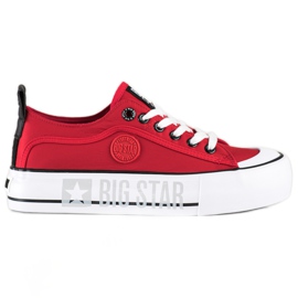 Adidași pentru femei Big Star II274025 roșu Adidași pentru femei Big Star II274025 roșu