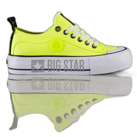 Adidași pentru femei Big Star II274022 galben Adidași pentru femei Big Star II274022 galben