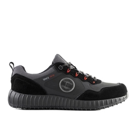 Pantofi sport bărbați Big Star Black Florus negru Pantofi sport bărbați Big Star Black Florus negru