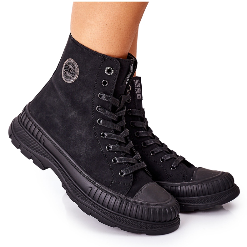 Cizme de drumeție pentru femei Big Star II274351 Negru